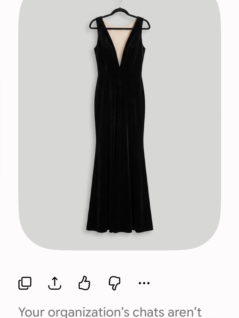 Jenny Yoo Black Velvet Plunge Maxi Dress
